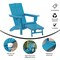 Flash Furniture Blue Adirondack Chairs with Ottoman-Cupholder, 2PK 2-LE-HMP-1045-110-BL-GG - alternate 7